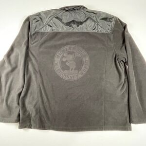 Disney World Disneyland Fleece Jacket Full Zip 1971 Mickey Mouse XL‎